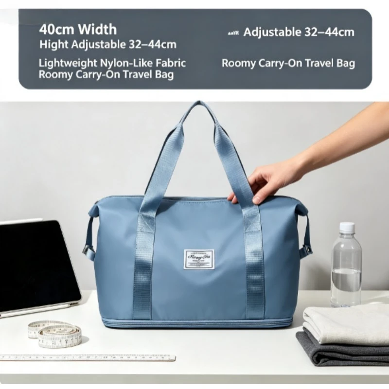Bolsa de viaje deportiva ligera con gran capacidad, equipaje mano - imagen 2