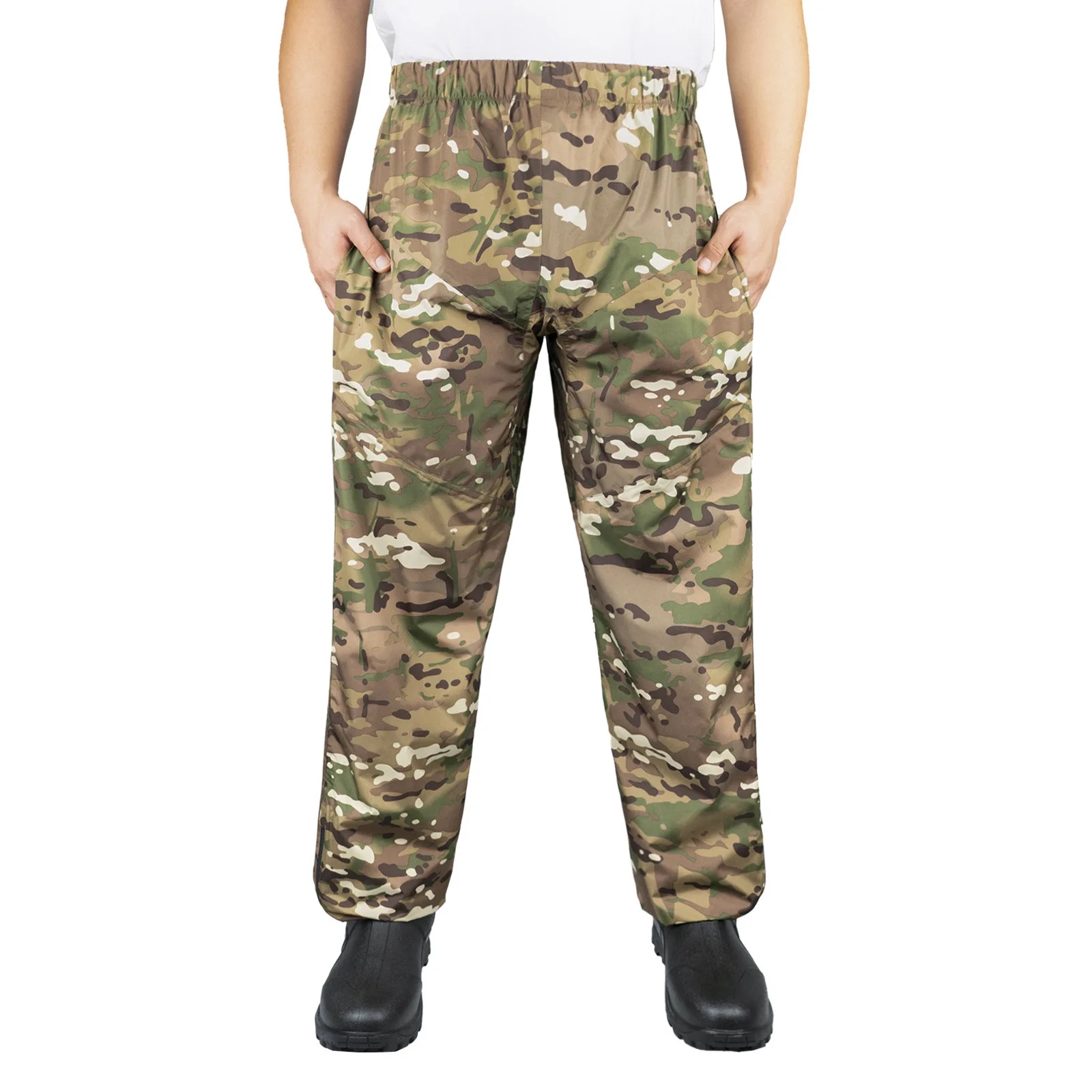 Pantalones tácticos impermeables camuflaje biónico ripstop exterior - imagen 2