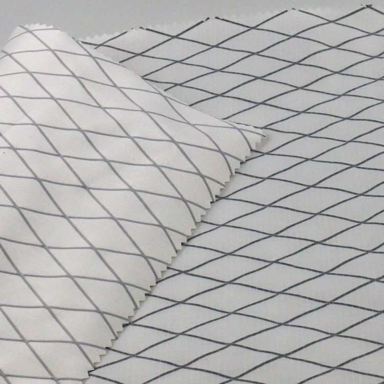 Tela táctica de camuflaje X-PAC blanca 210D
