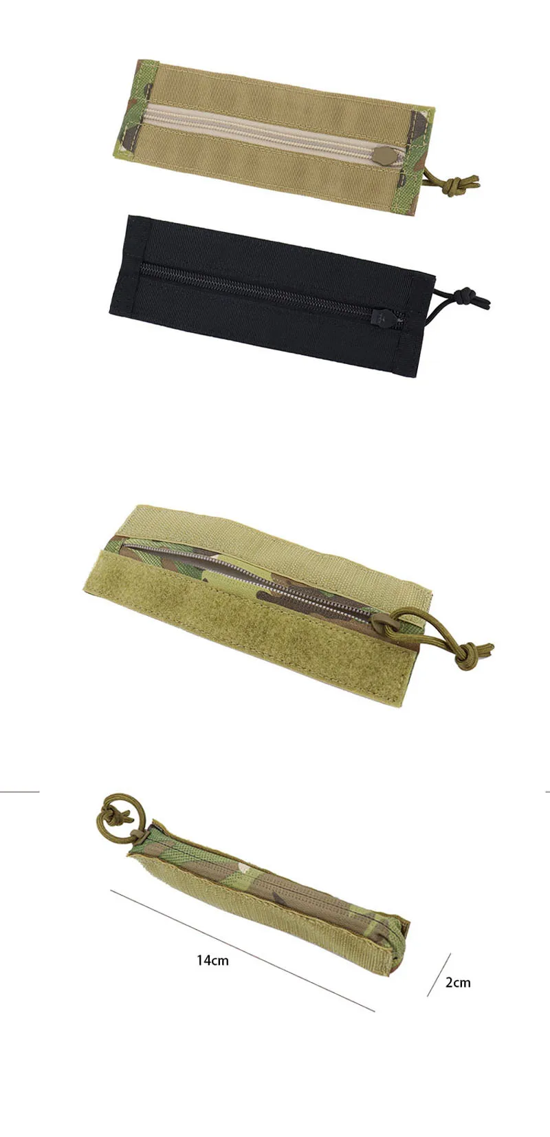 Bolsa instalada en chaleco JPC