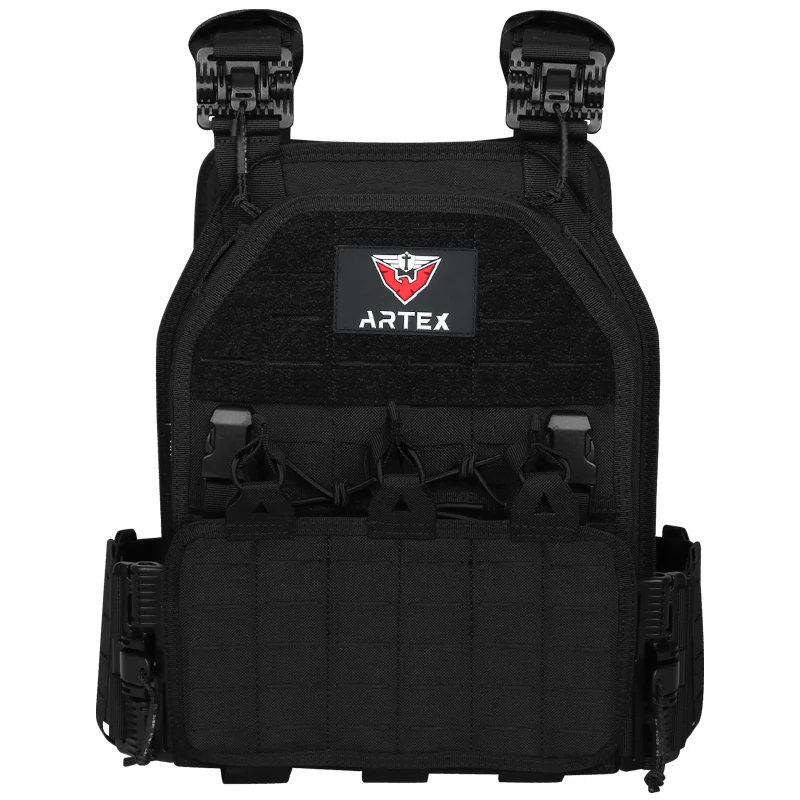 Artex chaleco portaplacas táctico de combate ajustable para placas - imagen 3