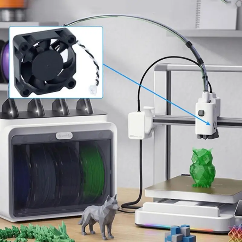 Ventilador de refrigeración repuesto para impresora y extrusora Hotend - imagen 4