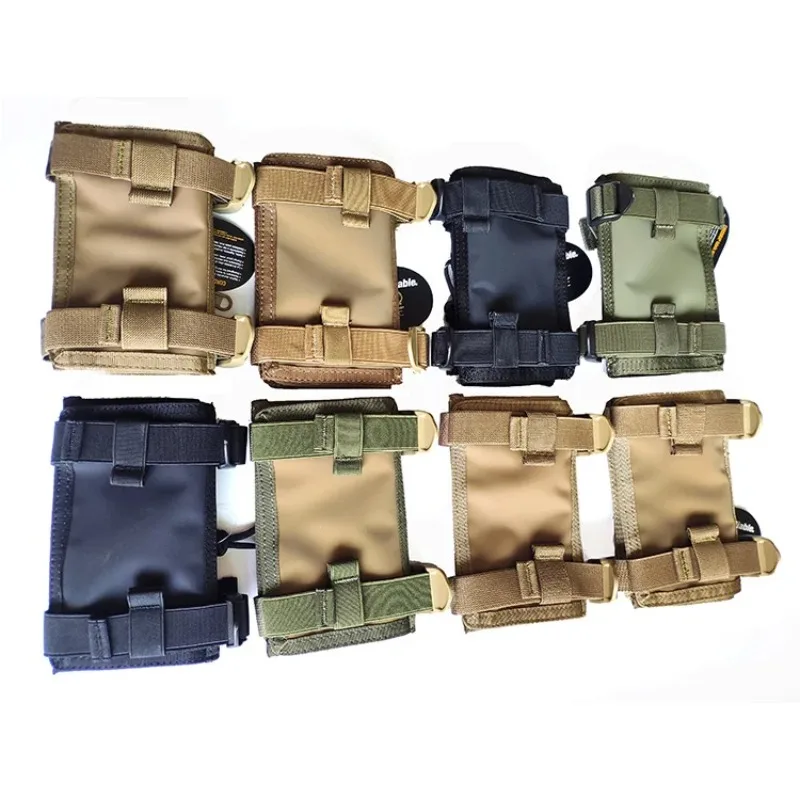 Funda táctica para brazo con bolsillo para mapa y cremallera