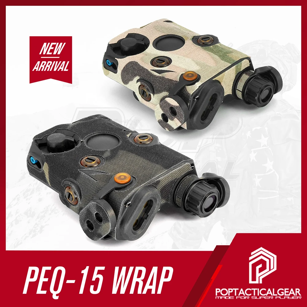 SPECPRECISION Envoltura PEQ-15 táctica IR adhesiva sin láser