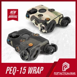SPECPRECISION Envoltura PEQ-15 táctica IR adhesiva sin láser