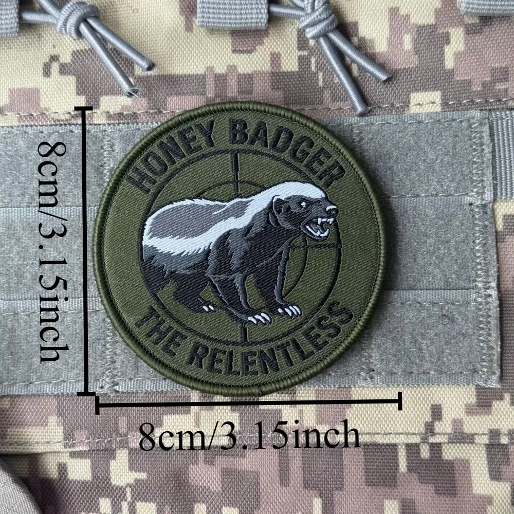 Parche táctico de moral con velcro – Animales para mochilas - imagen 5