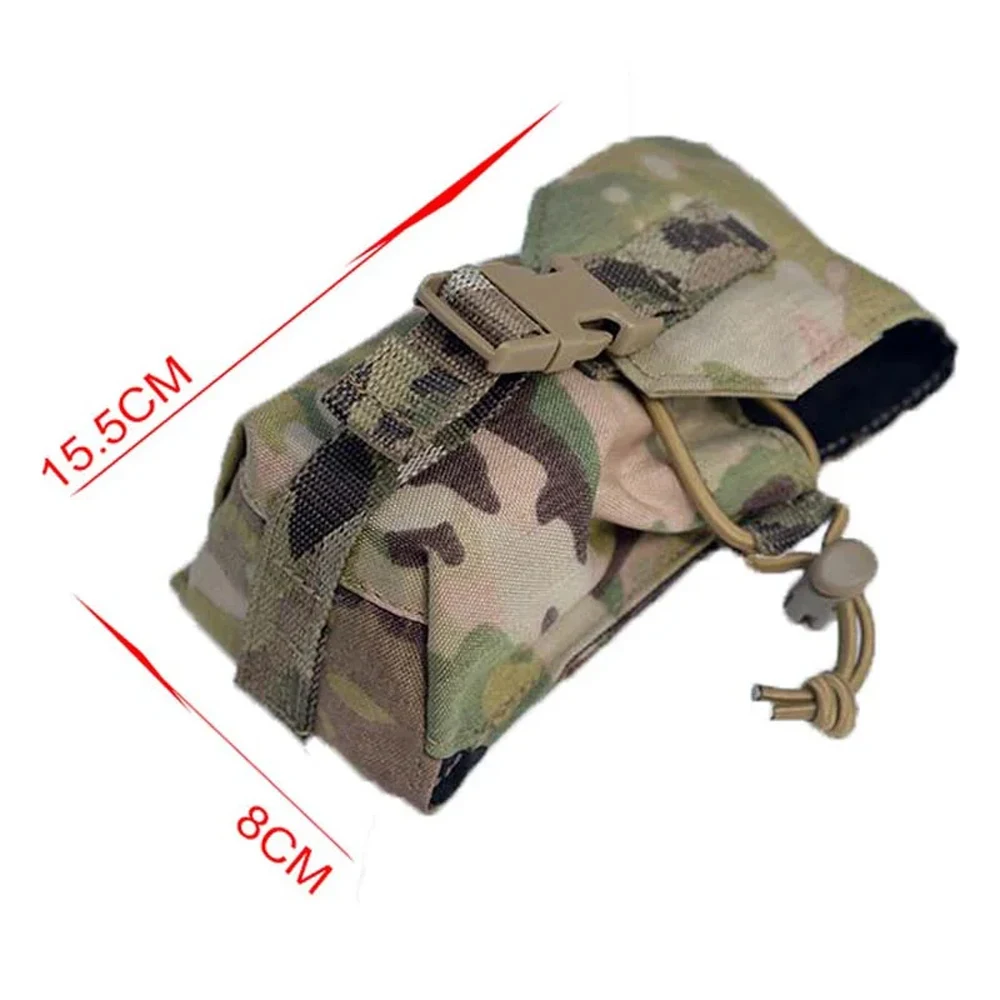 Bolsa táctica para granadas de humo vista frontal