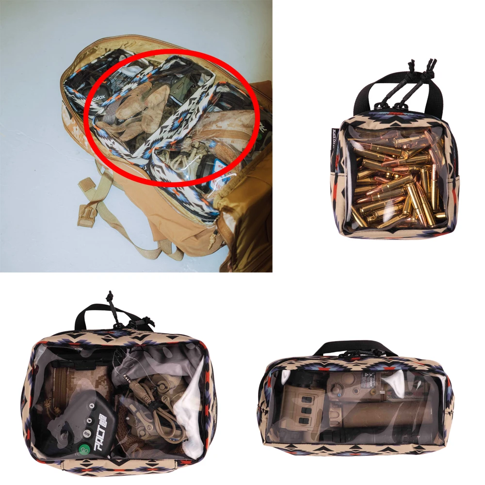 Black Canyon Systems bolsa de aseo táctica transparente para viaje - imagen 2