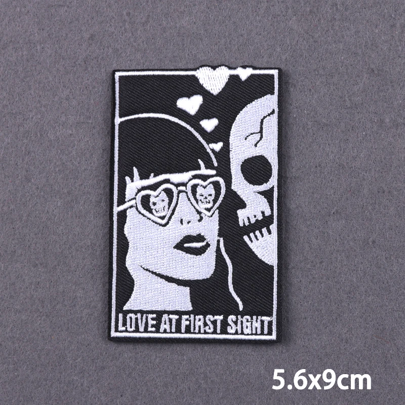 The Death parche bordado calavera para ropa y mochila – Apliques - imagen 2