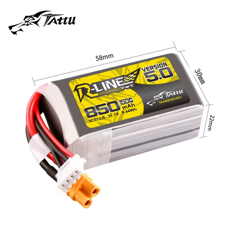 Batería LiPo Tattu R-Line para drone FPV conector XT60 - imagen 5