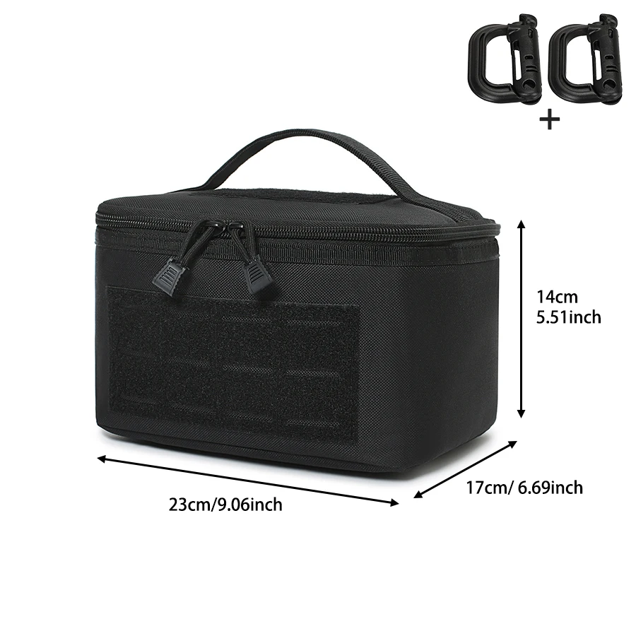 Bolsa MOLLE táctica pequeña de nailon resistente al desgaste - imagen 2