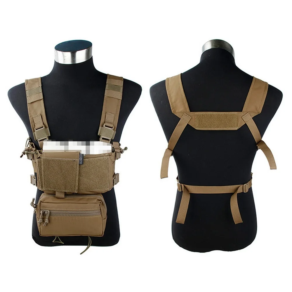 Chaleco táctico modular ligero 500D nailon no reflectante airsoft - imagen 2