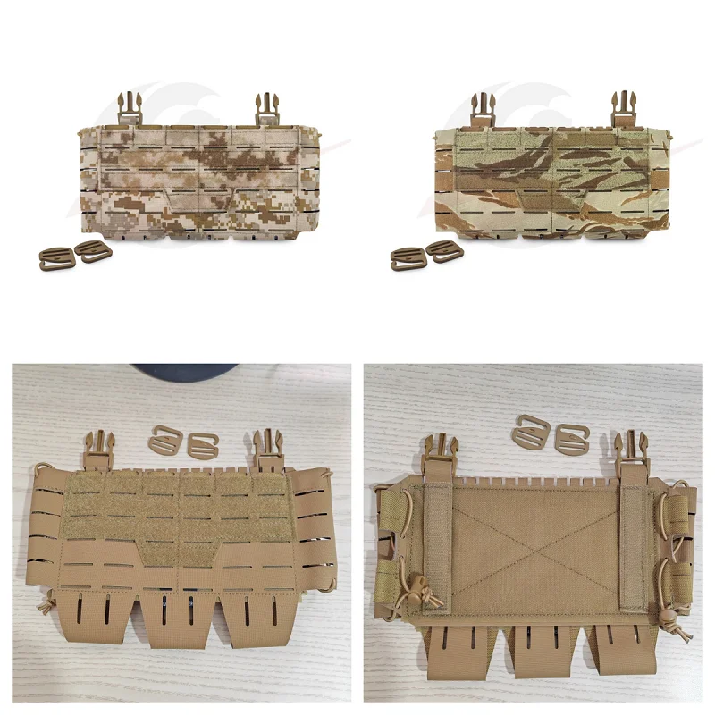 Panel frontal de montaje MOLLE pecho para chaleco táctico ajustable - imagen 5
