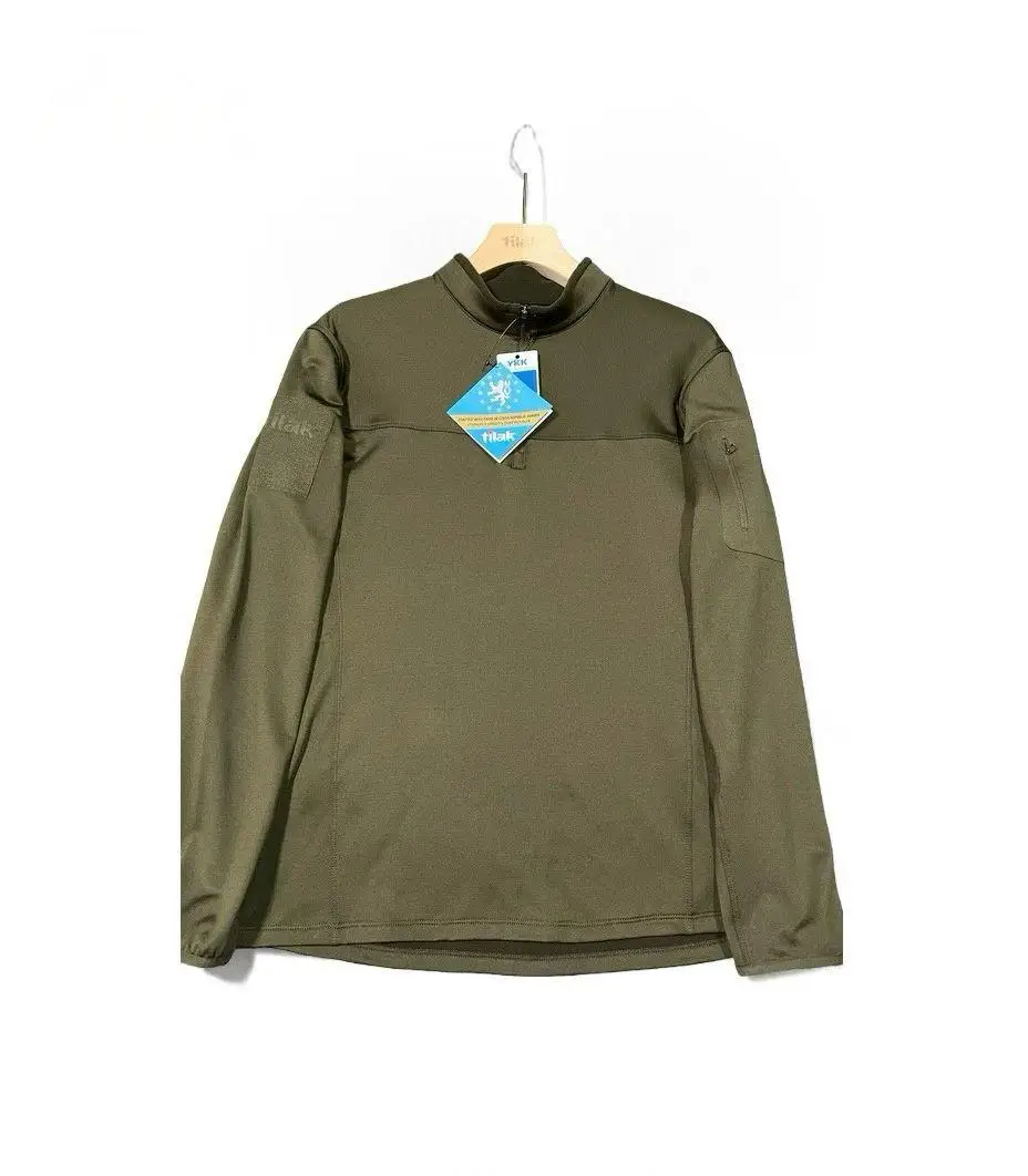 Tilak Chaqueta polar militar ligera cuello levantado media cremallera