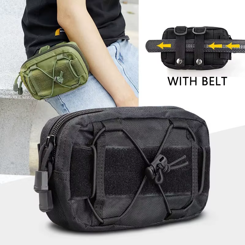 Riñonera MOLLE médica táctica – Bolsa primeros auxilios modular - imagen 3