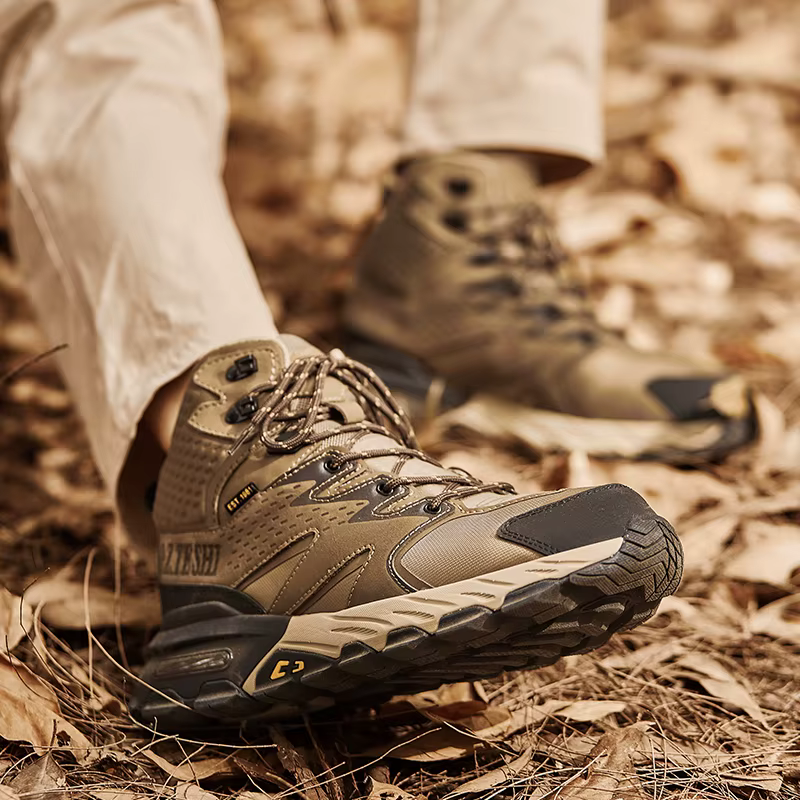 Botas tácticas de cuero impermeables hombre – Desert y montaña - imagen 4