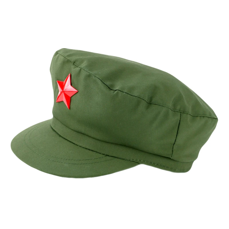 Sombrero estilo Mao vintage – Gorro militar de algodón