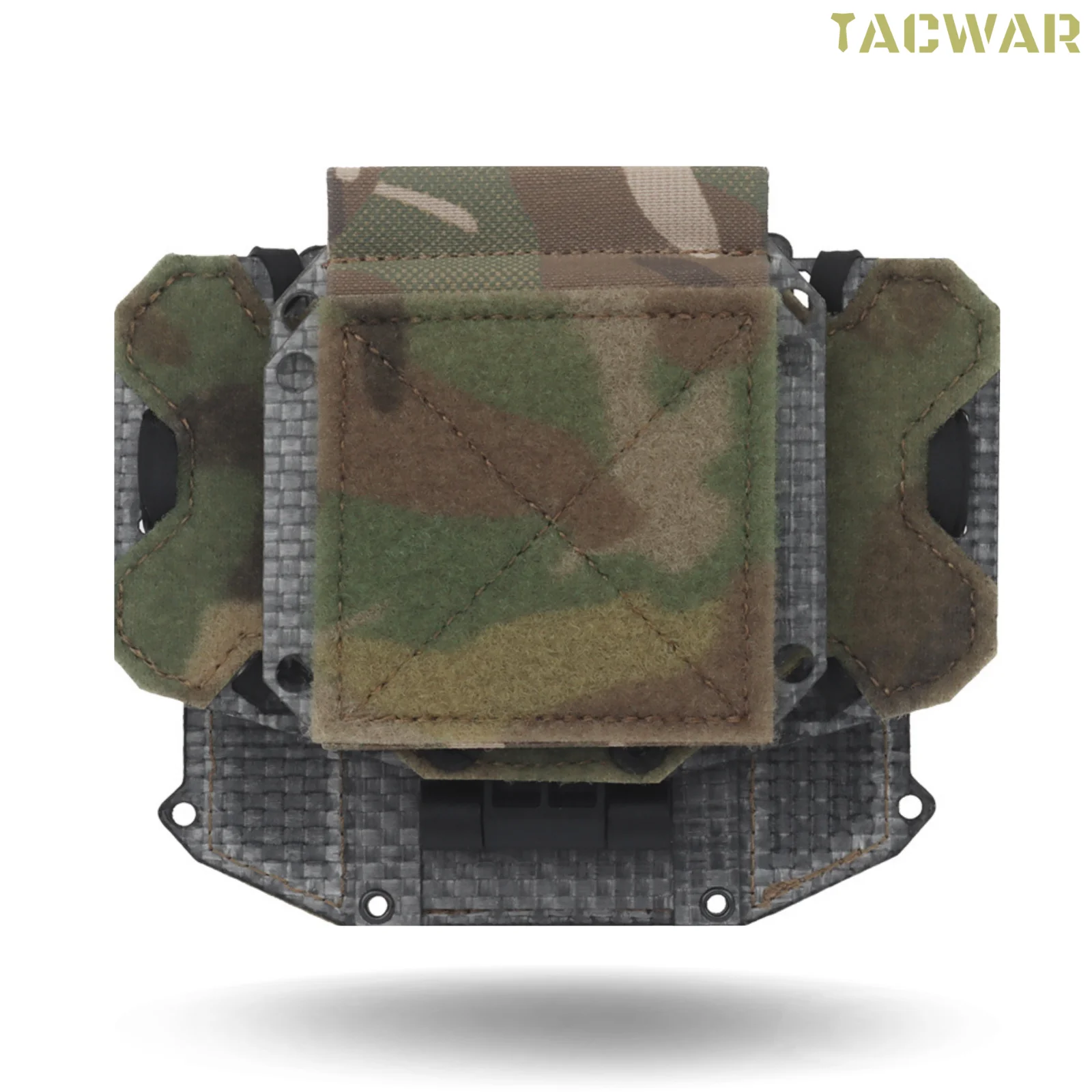 Soporte táctico para móvil con tablero plegable y velcro para airsoft