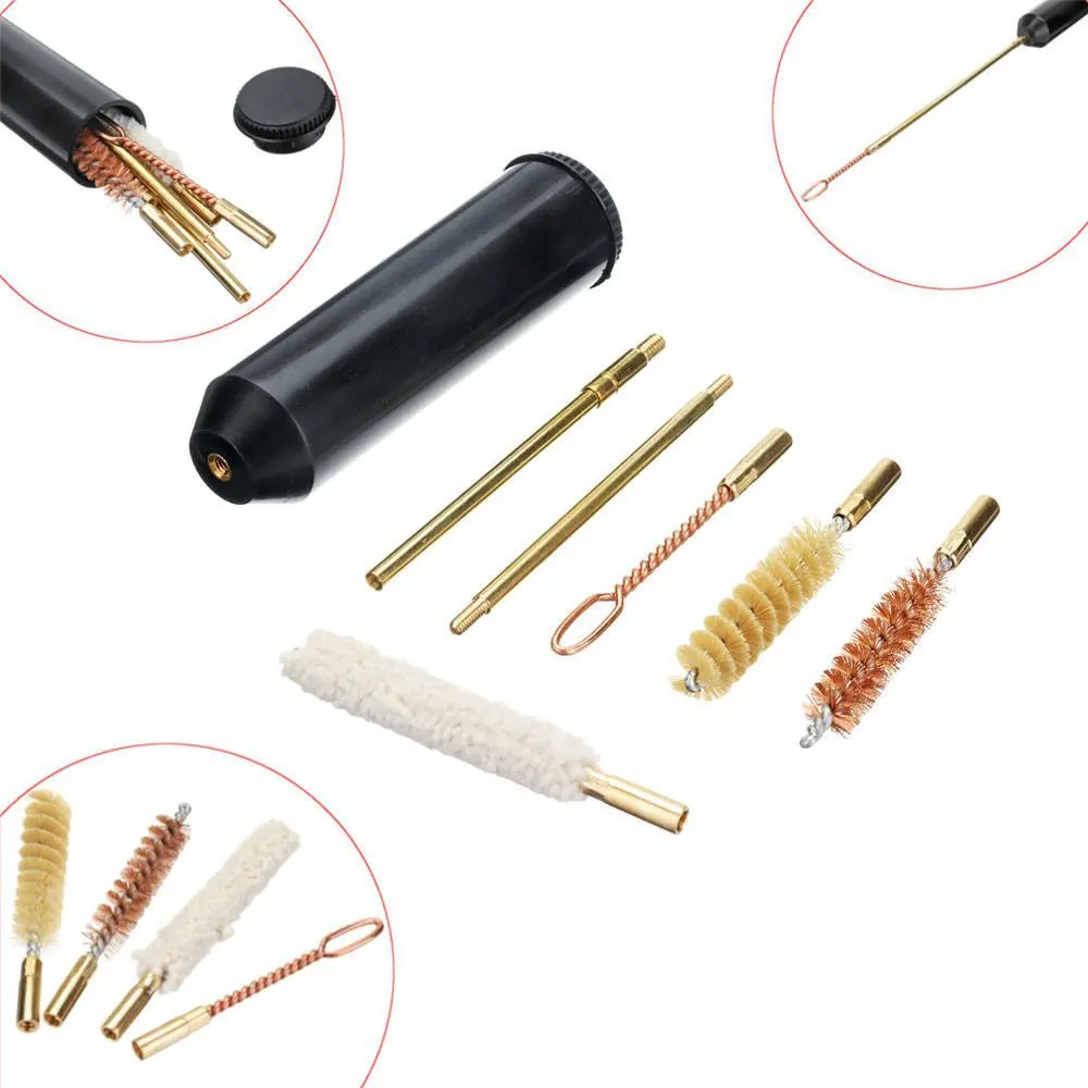 Kit limpieza armas – 6 piezas para pistola 9mm y AR15 M4 - imagen 3