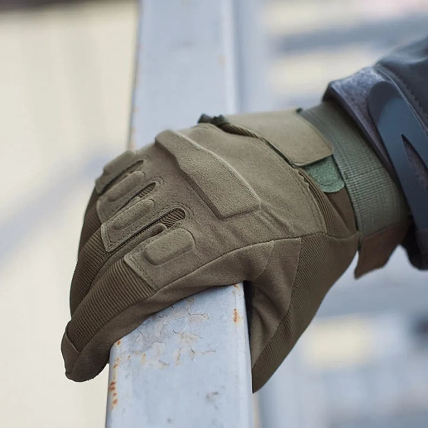 Guantes tácticos de superfibra con pantalla táctil transpirable airsoft - imagen 5