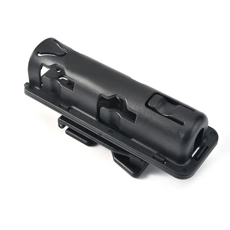 Funda soporte giratoria 360° bastón telescópico negro táctico defensivo - imagen 3