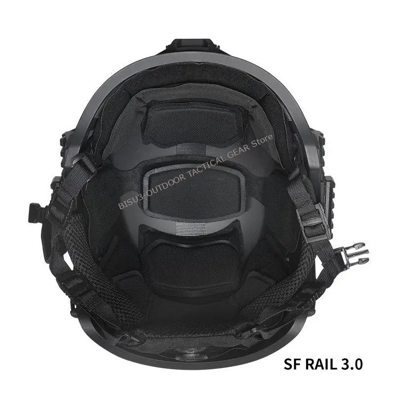 Casco táctico Wendy EXFIL SF Rail3.0 ABS con arnés ajustable - imagen 4