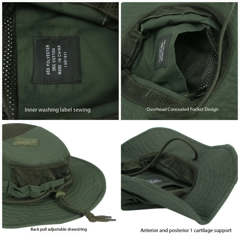 Gorra plegable y de camuflaje para llevar con facilidad