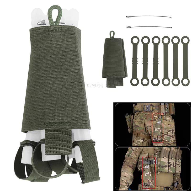 Bolsa táctica MOLLE para barritas luminiscentes – Airsoft y senderismo - imagen 3