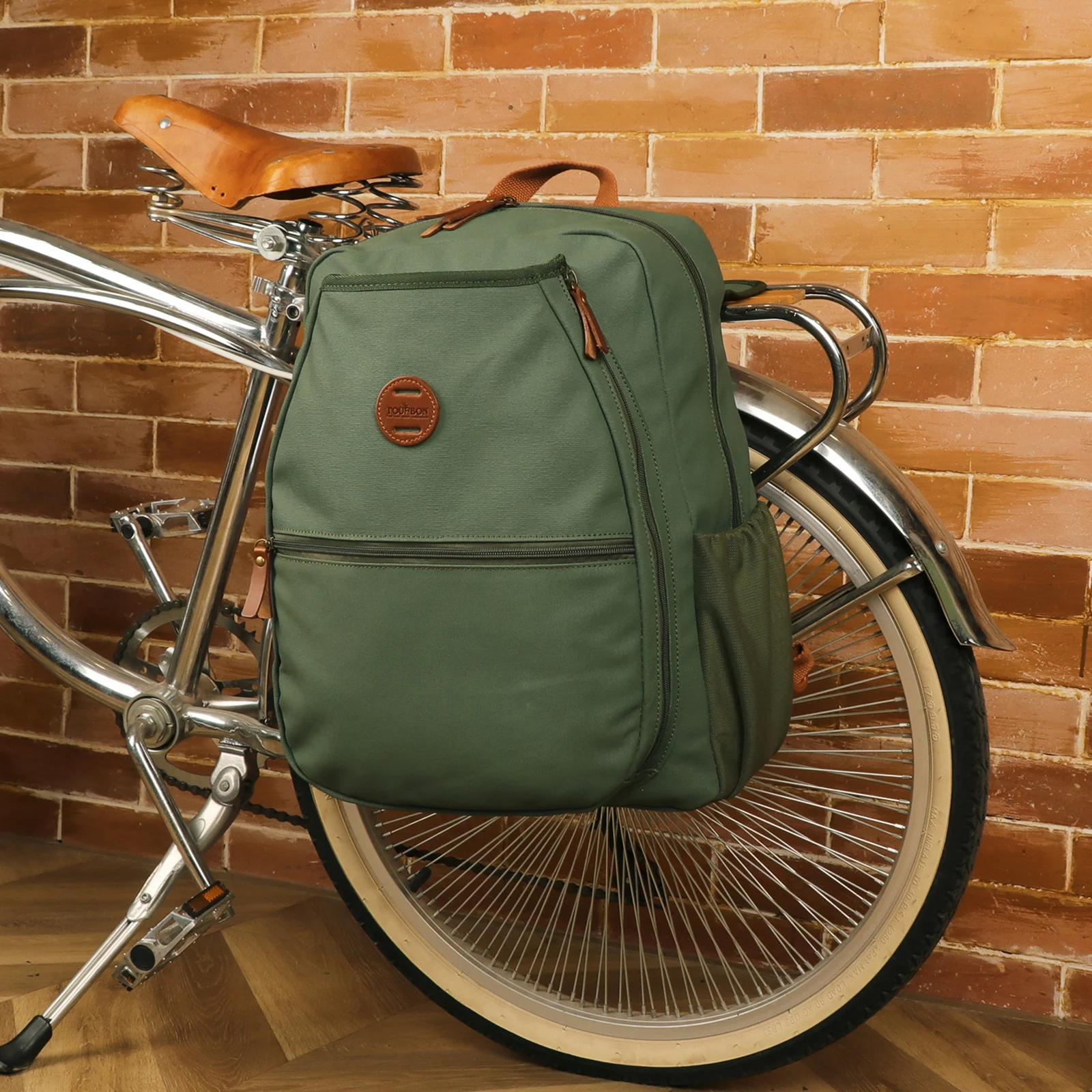 Tourbon Bolsa de Lona Multifuncional para Bicicleta y Raquetas - imagen 2