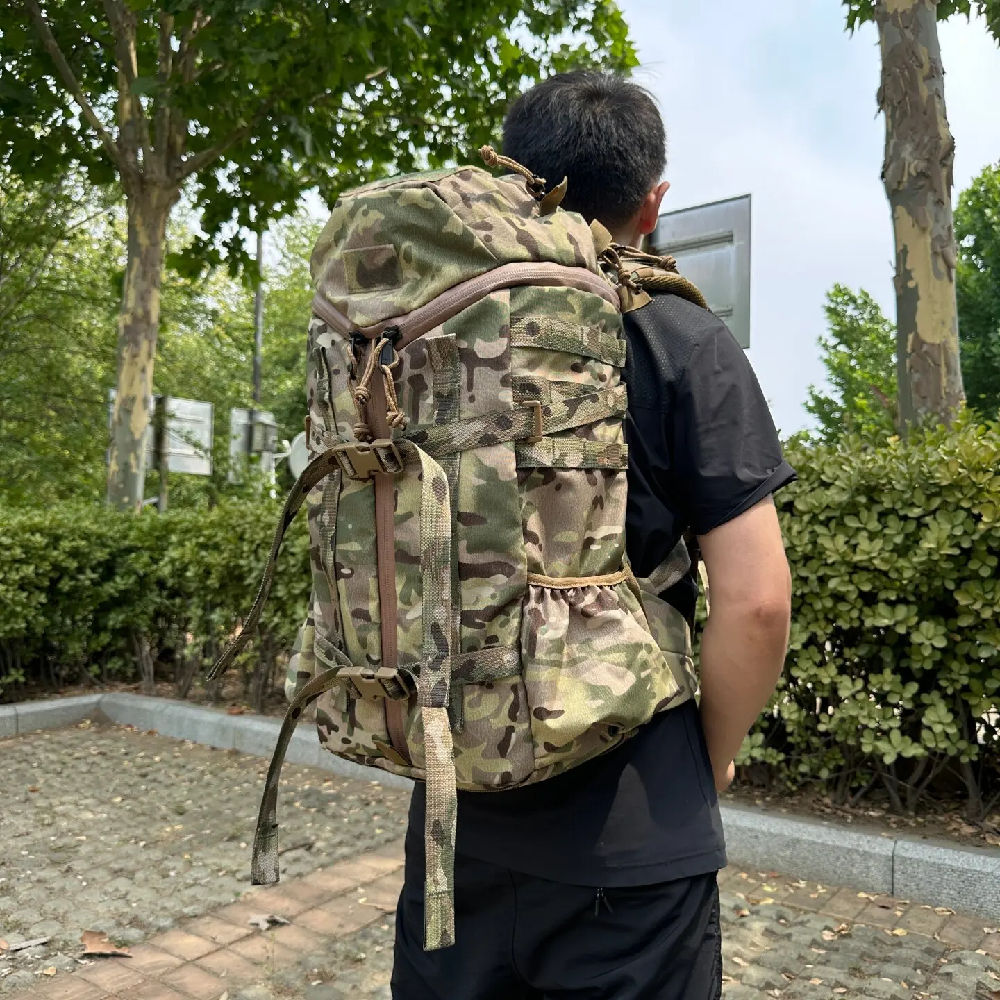 Mochila táctica para ordenador portátil outdoor de senderismo militar - imagen 4