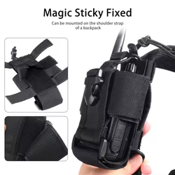 Bolsa táctica para walkie talkie con sistema MOLLE