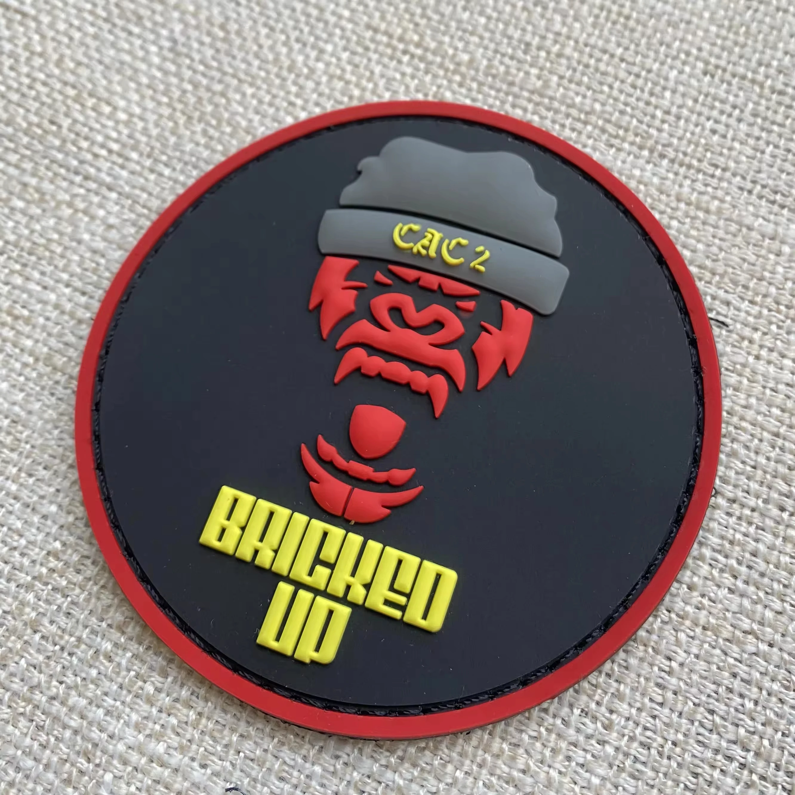 Parche táctico 3D de silicona en relieve para coser, personalizado - imagen 2