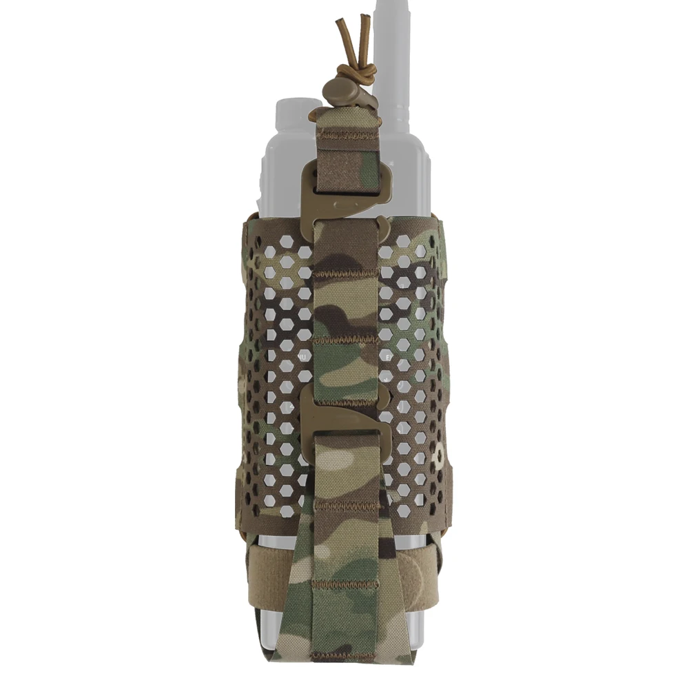 Funda táctica para walkie-talkie, porta radio MOLLE ripstop