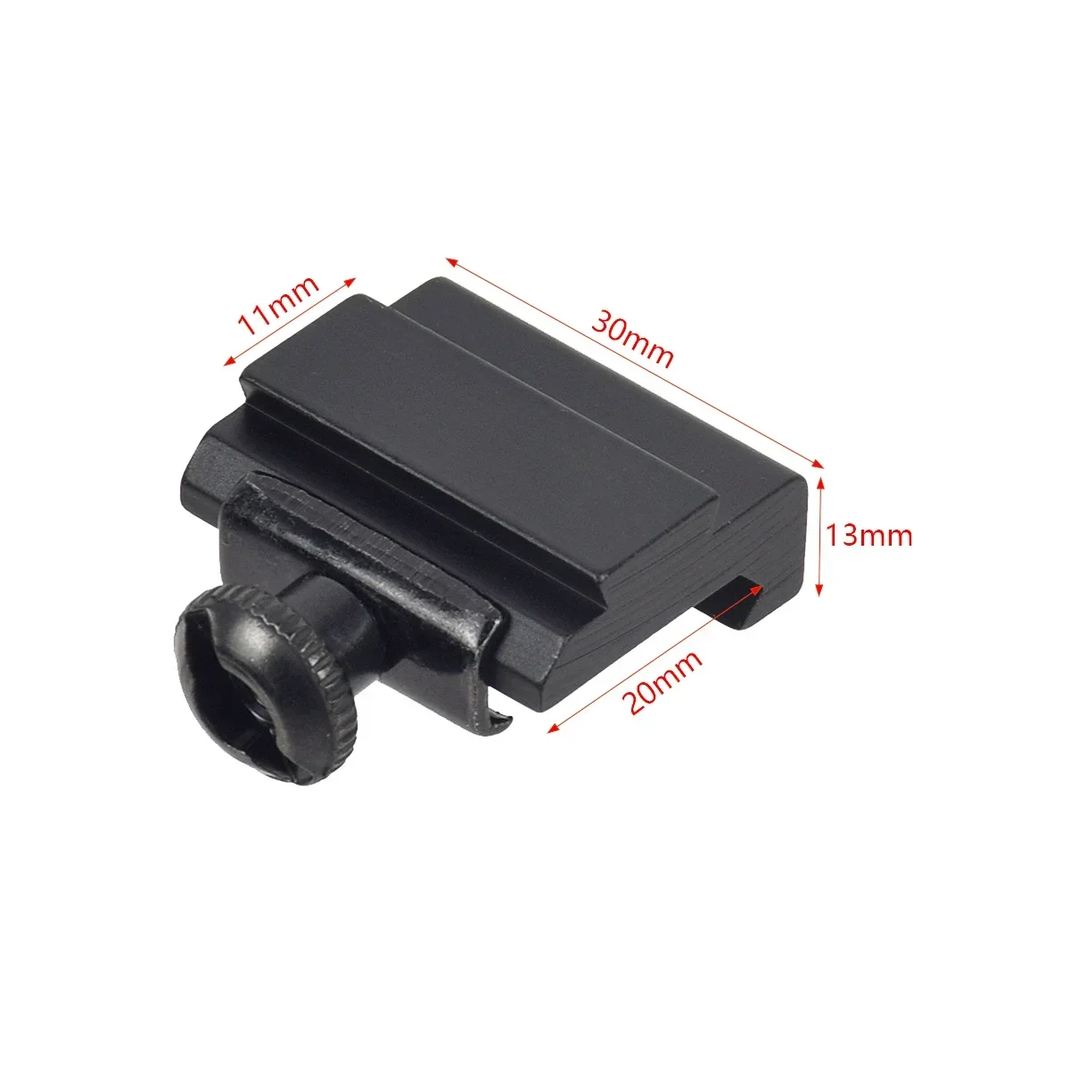 Adaptador cola de milano 11mm a Picatinny – Convertidor rail táctico - imagen 4