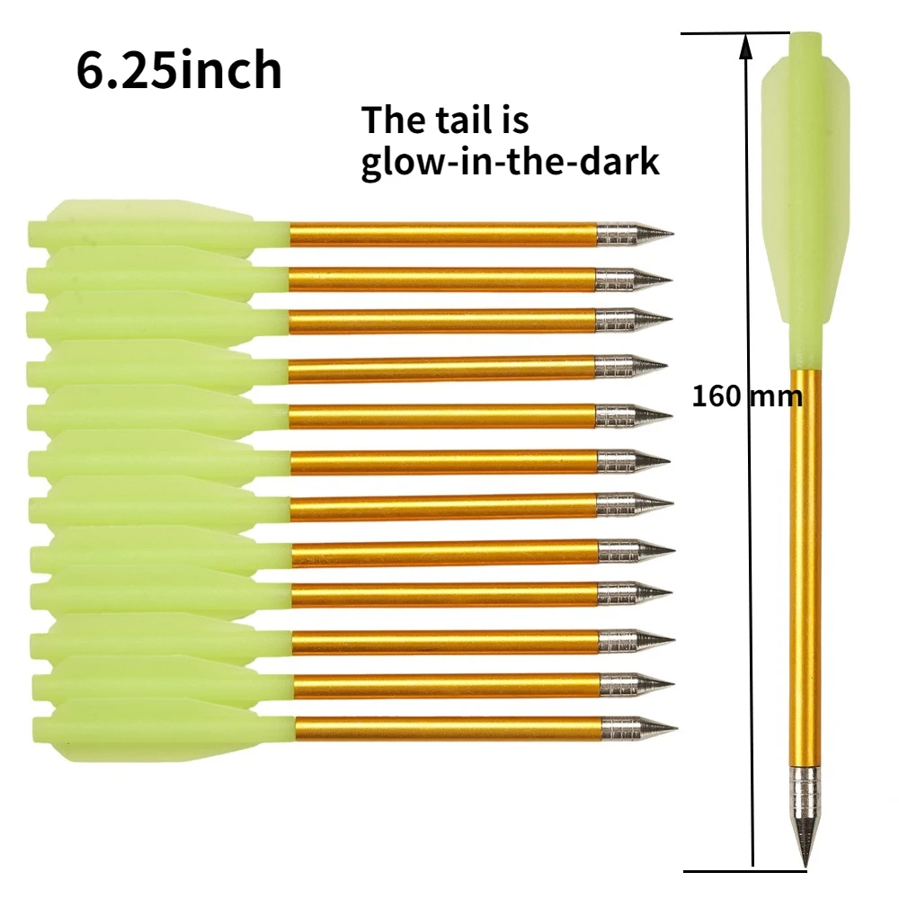 Saetas de ballesta 6,25” aluminio con punta luminosa – Tiro deportivo - imagen 4