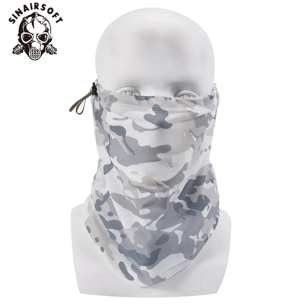 Bufanda facial táctica de tubo UV, viento y polvo, transpirable - imagen 3