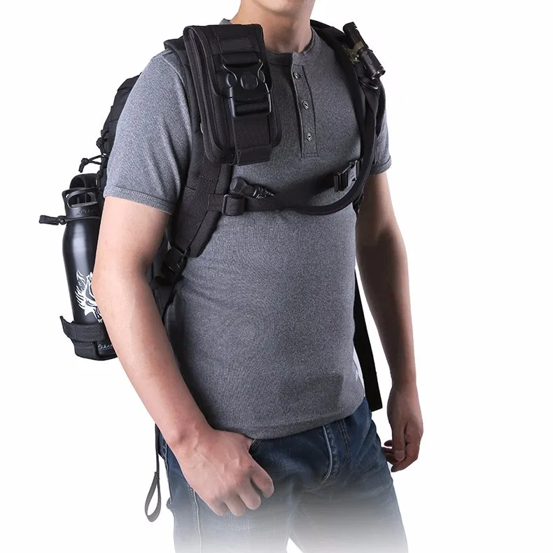 Riñonera táctica MOLLE con bolsillo modular desmontable - imagen 4