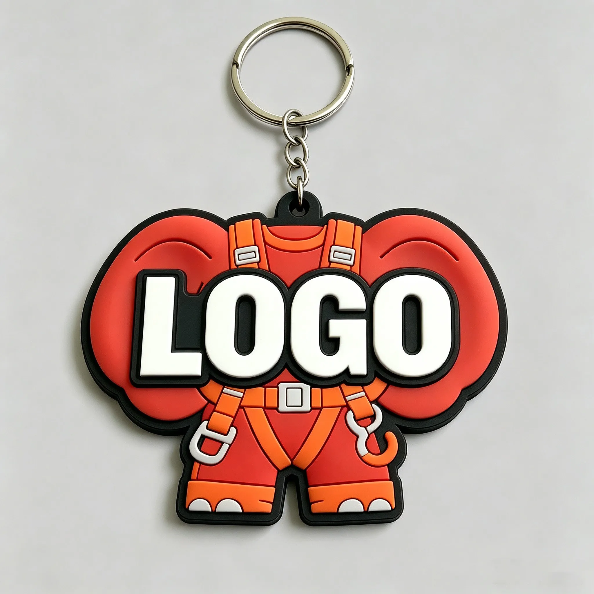 Llavero personalizado de PVC para empresas – Regalo promocional - imagen 5