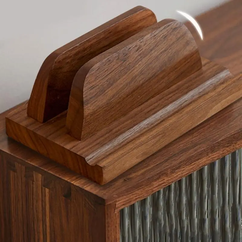 Soporte de smartphone compacto de nogal para tablet