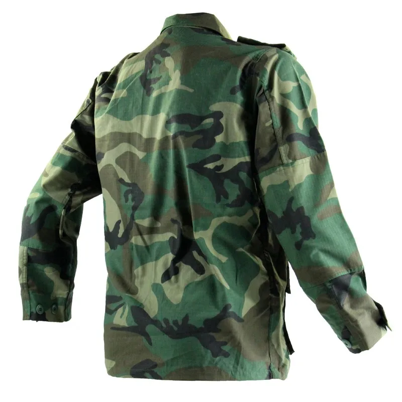 Traje de combate táctico chaqueta y pantalón camuflaje cuatro tonos - imagen 3