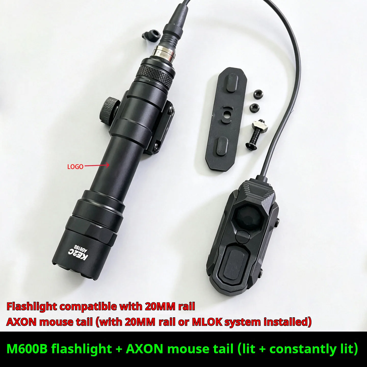 Linterna táctica Surefire M300/M600 AXON con mando remoto Picatinny - imagen 3