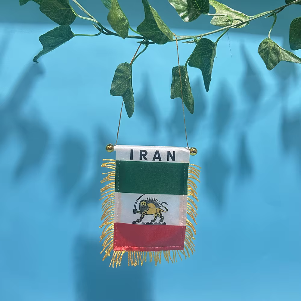 Bandera de coche SKY FLAG de Irán 8x12 cm