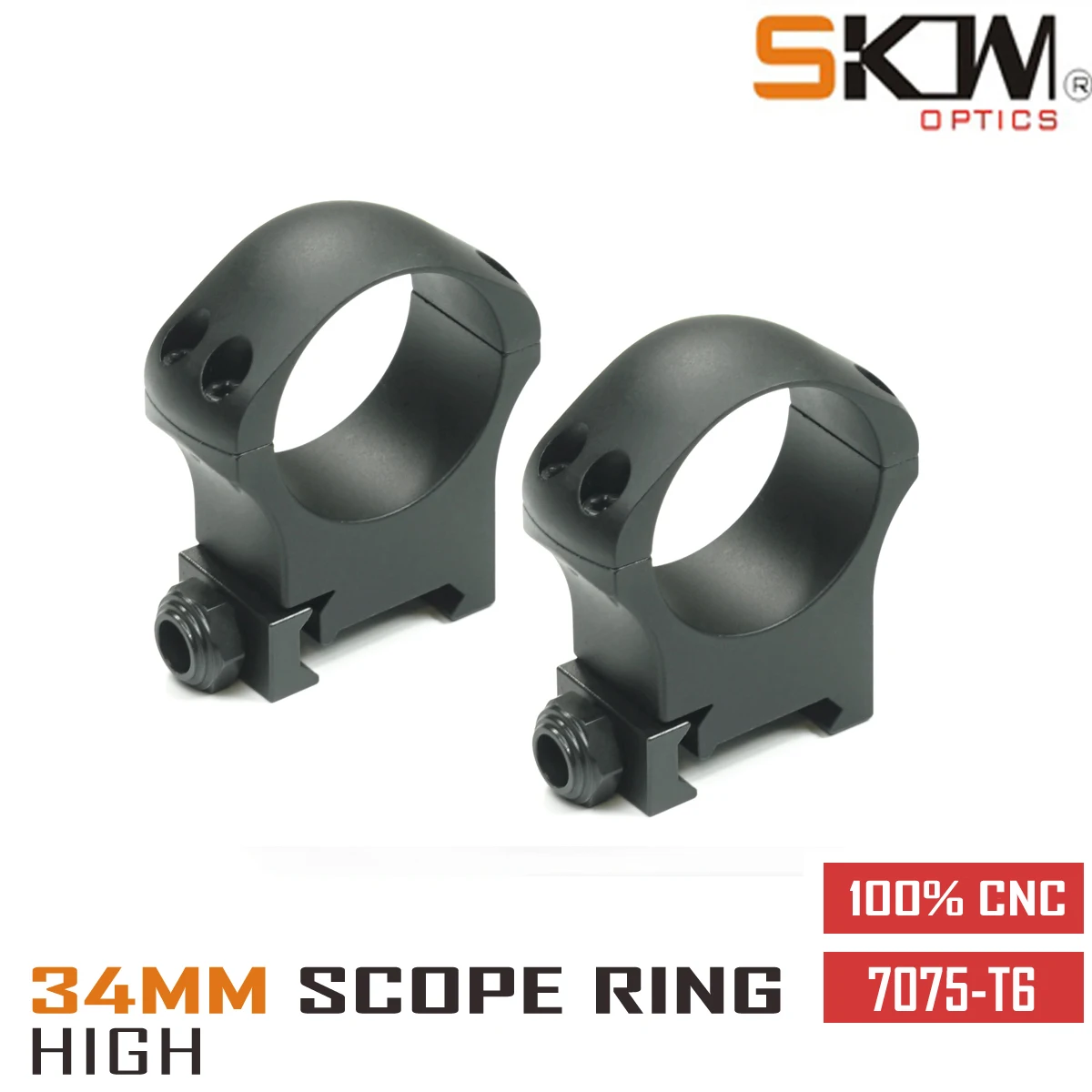 SKWOPTICS anillas para mira telescópica Picatinny CNC - imagen 5