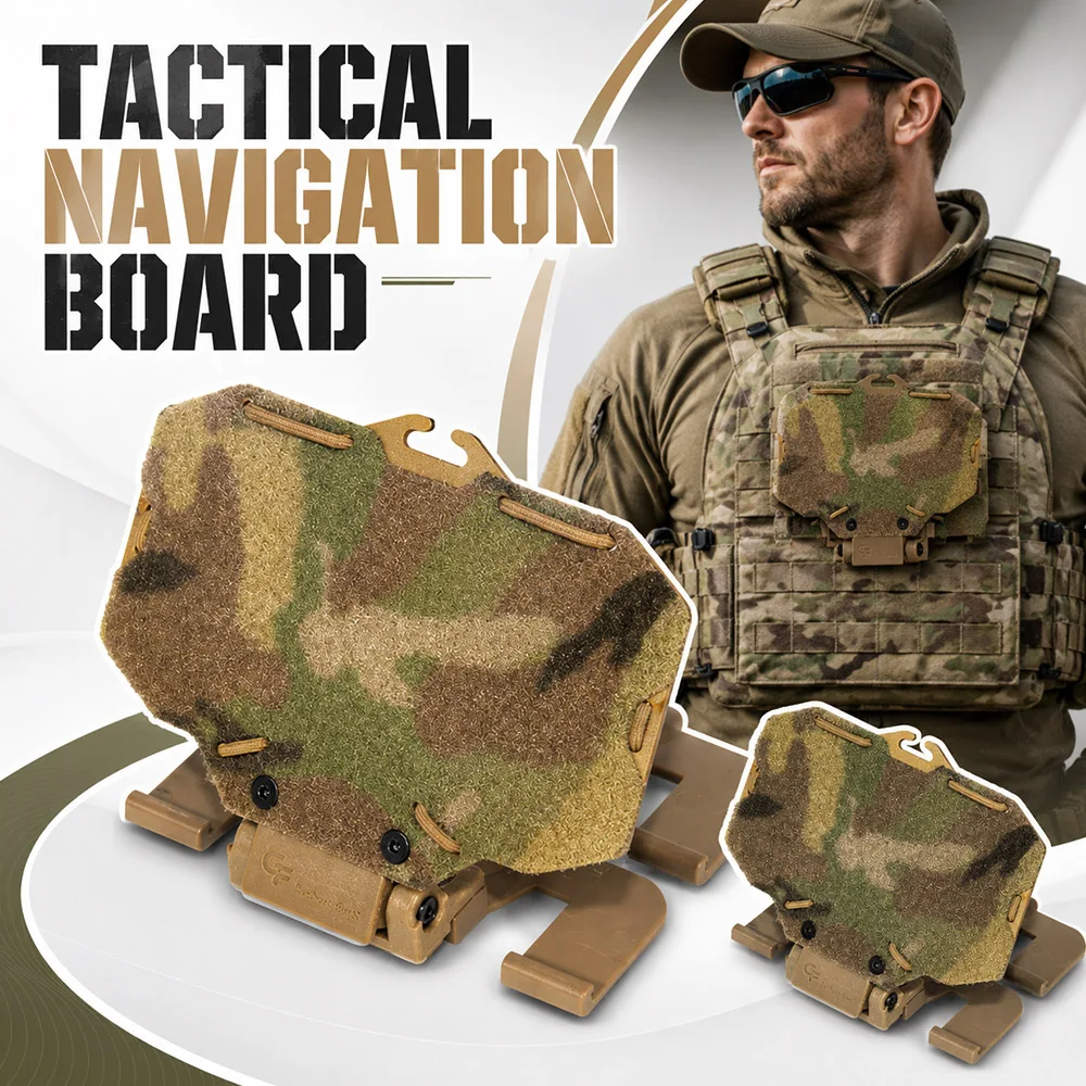 Soporte táctico MOLLE plegable de pecho para móvil y navegación - imagen 4