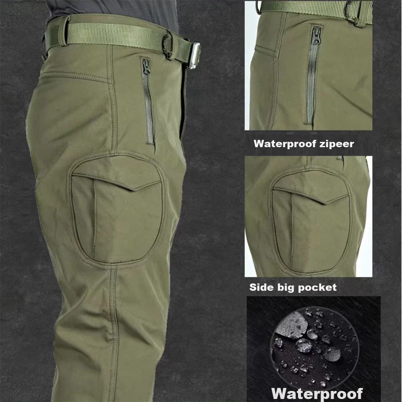Conjunto térmico táctico invierno – Chaqueta y pantalón impermeable hombre - imagen 4