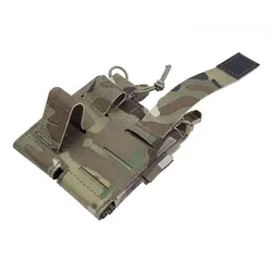 Emersongear bolsa táctica pistola doble compartimento en V nailon
