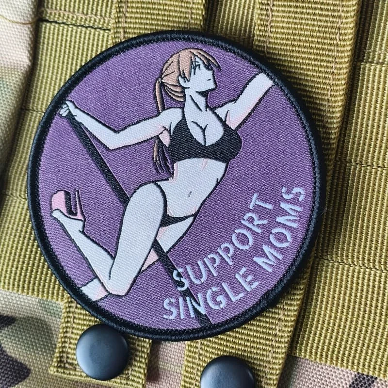 Parche táctico anime gancho y bucle para mochila, ropa - imagen 5