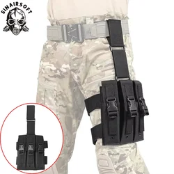 SINAIRSOFT Portacargador táctico airsoft MOLLE MP5 negro rápido