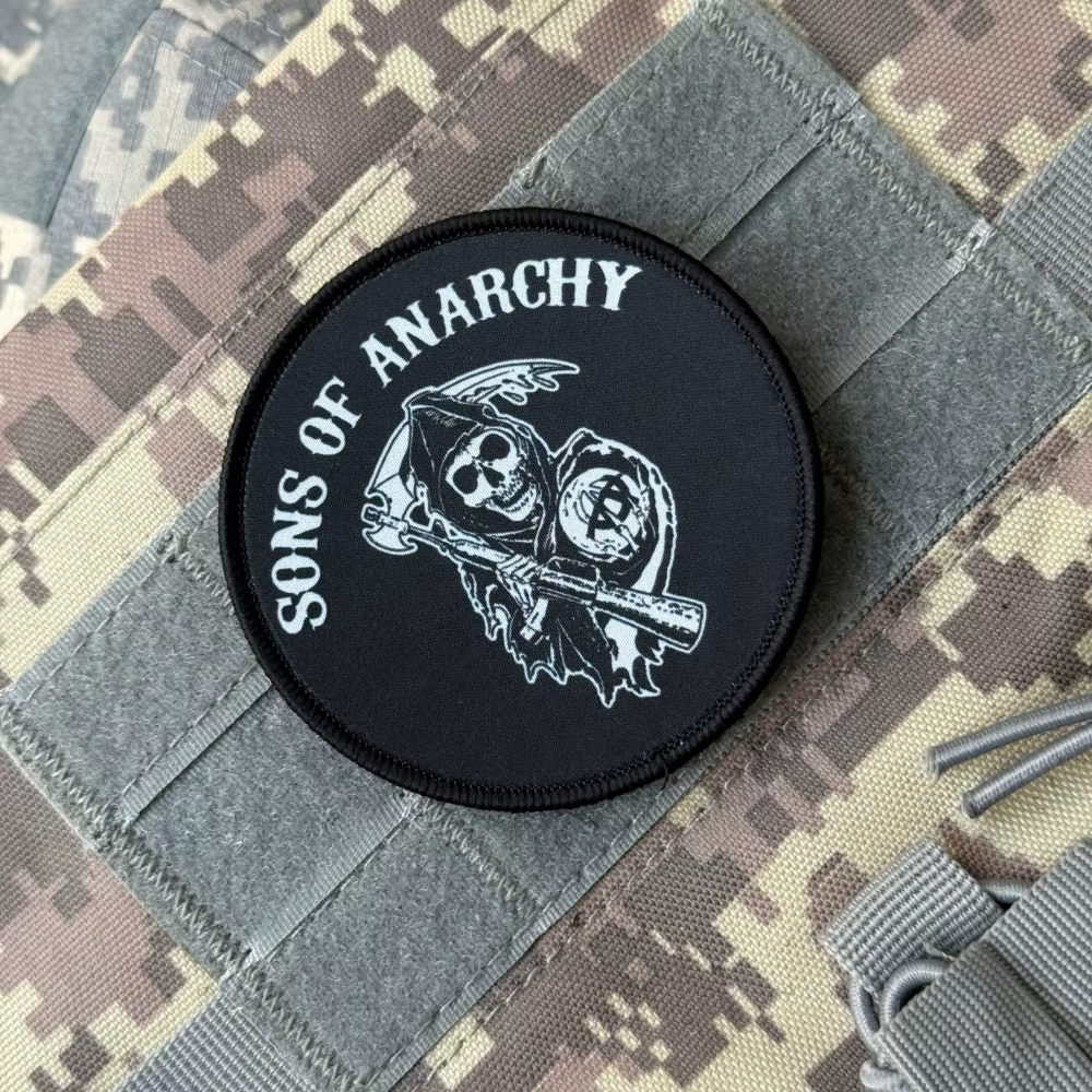 Parches tácticos Sons of Anarchy Moral PVC Gancho y Bucle - imagen 4