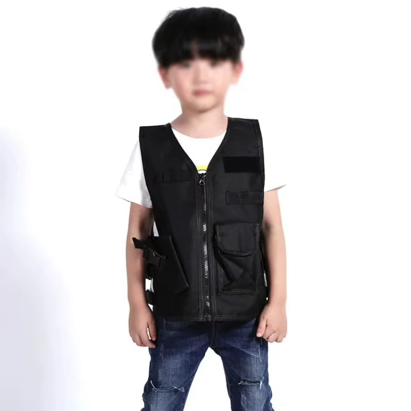 Chaleco táctico camuflaje infantil para entrenamiento y campamento - imagen 5